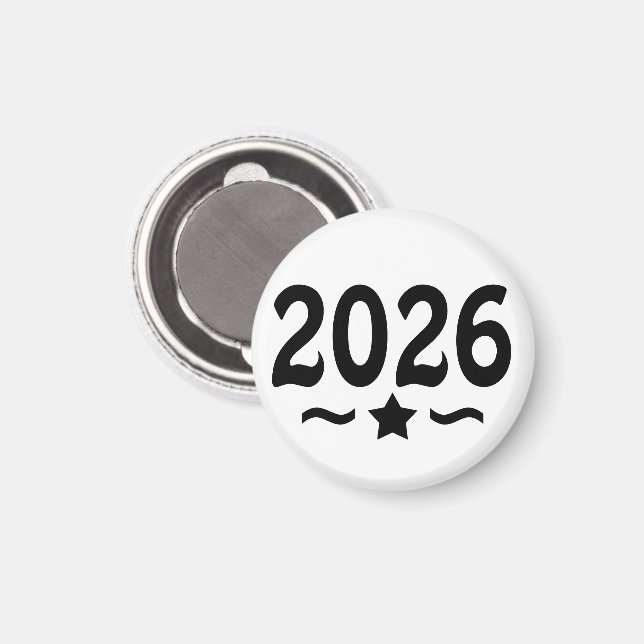 Star Class of 2026 Graduation Magnet (Front/Back)