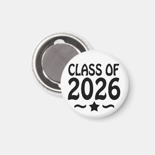 Star Class of 2026 Graduation Magnet (Front/Back)