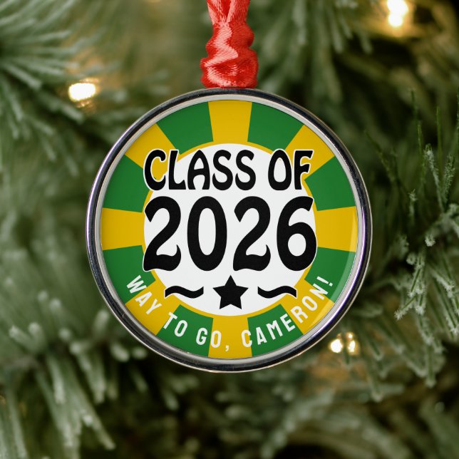 Star Class of 2026 Graduation Metal Tree Decoration (Tree)