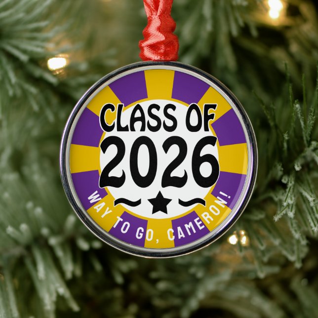 Star Class of 2026 Graduation Metal Tree Decoration (Tree)