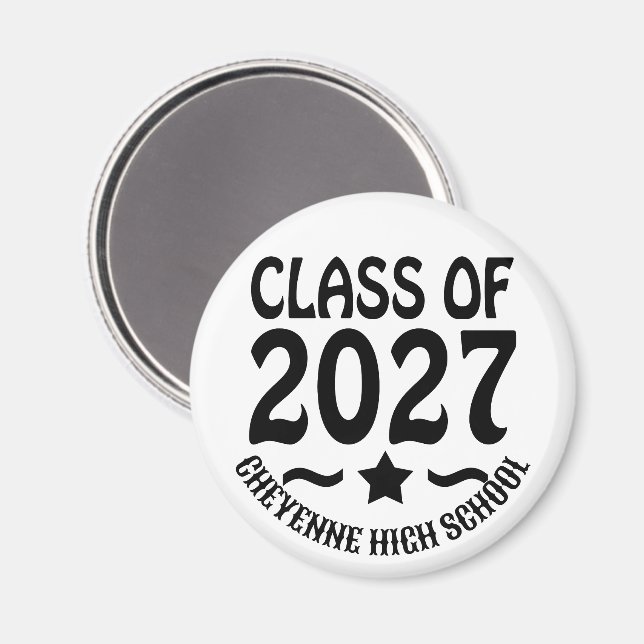 Star Class of 2027 Graduation Magnet (Front/Back)