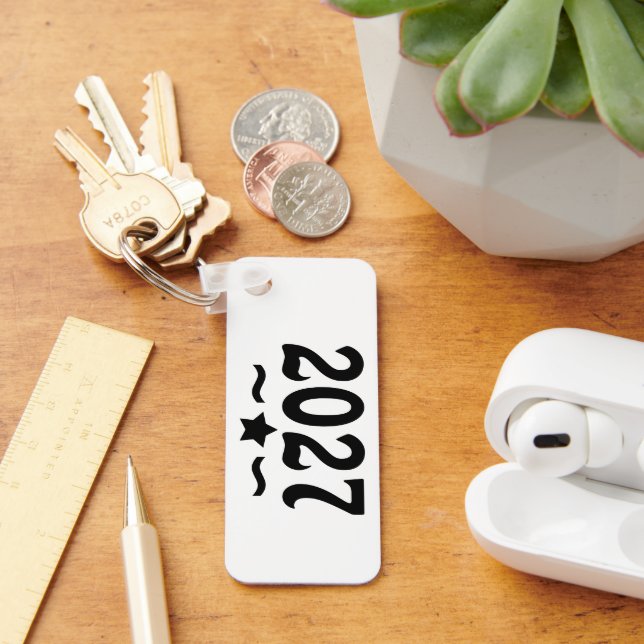 Star Class of 2027 Photo Graduation Key Ring (Desk)