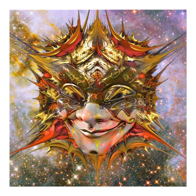 Star Clown Photo Print (Front)