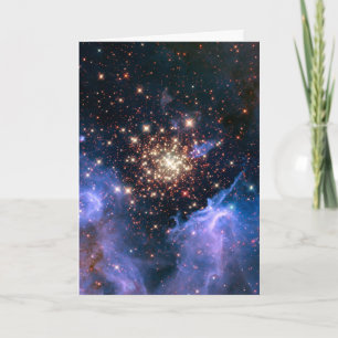 Star Cluster NGC 3603 (Hubble) Card