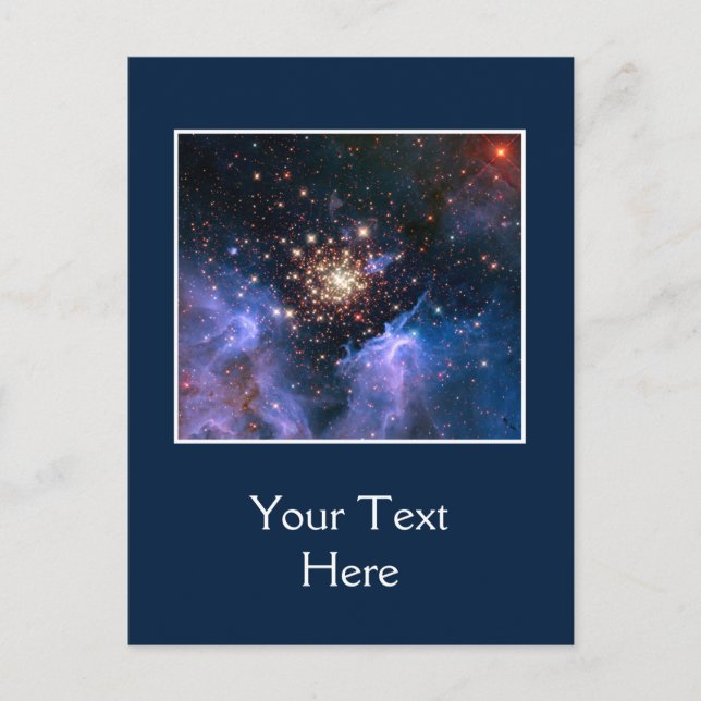 Star Cluster NGC 3603 (Hubble) Postcard (Front)
