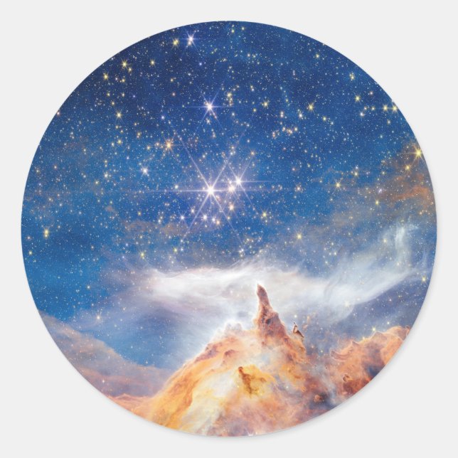 Star Cluster Pismis 24 Classic Round Sticker (Front)