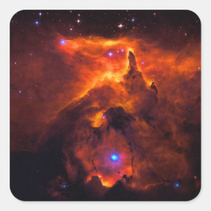 Star Cluster Pismis 24, core of NGC 6357 Square Sticker