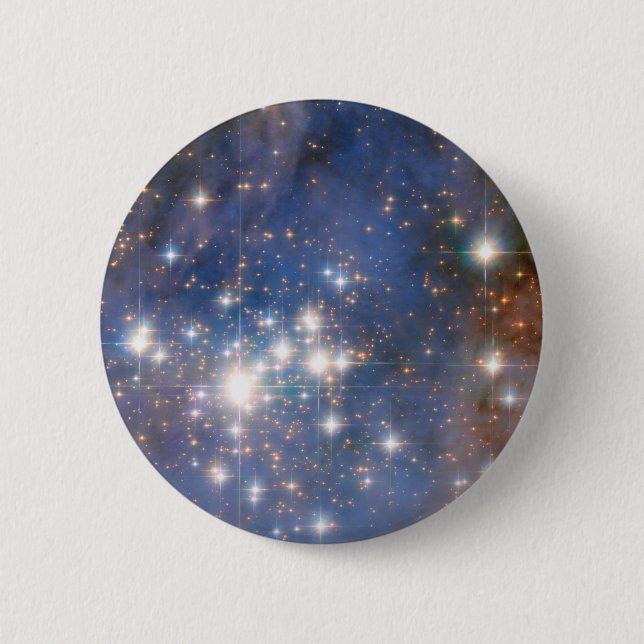 Star Cluster Trumpler 14. 6 Cm Round Badge (Front)