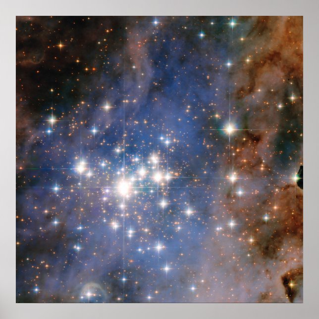 Star Cluster Trumpler 14. Poster (Front)