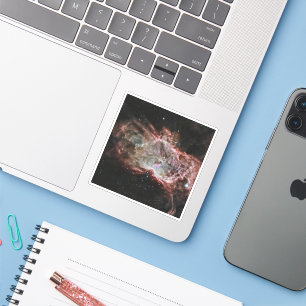 Star Clusters In The Center Of The Flame Nebula.