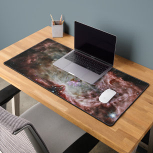 Star Clusters In The Centre Of The Flame Nebula. Desk Mat