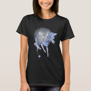 Star Collectors Fairy with Owl and Moon T-Shirt