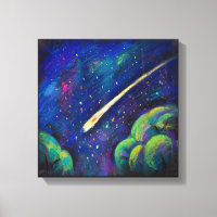 Star Comet Original Painting Fine Art