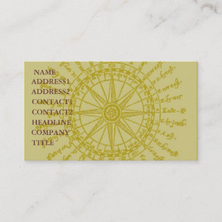 STAR COMPASS DESIGN BUSINESS/PROFILE CARD