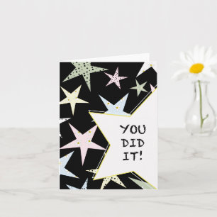 Star Congratulations Card