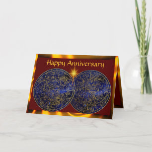 Star Constellation Anniversary Card