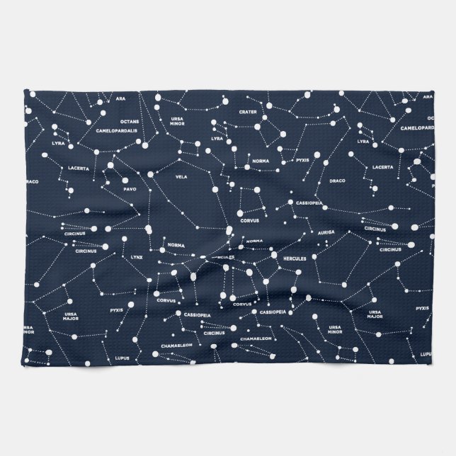 Star Constellations Kitchen Towel (Horizontal)