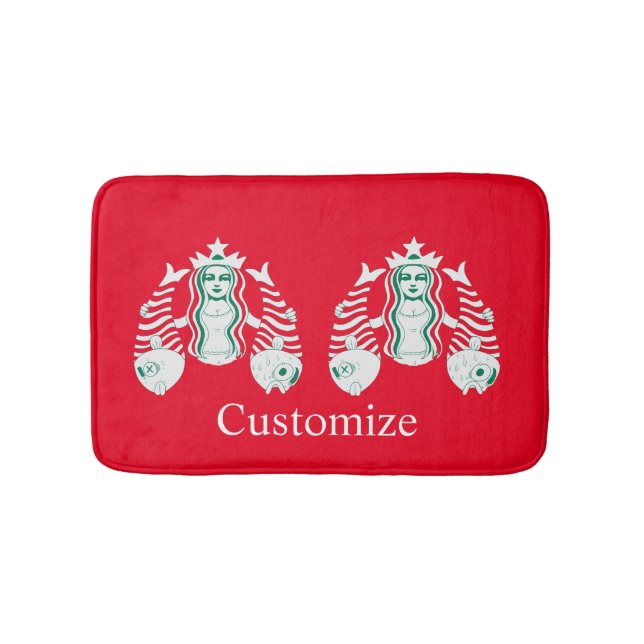 Star-Crown Queen Mermaid Thunder_Cove  Bath Mat (Front)