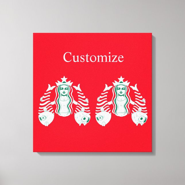 Star-Crown Queen Mermaid Thunder_Cove  Canvas Print (Front)