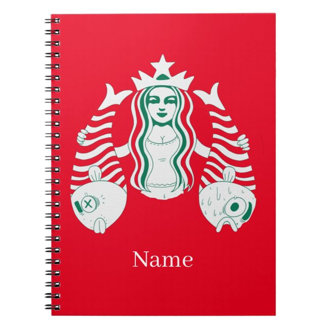 Star-Crown Queen Mermaid Thunder_Cove Notebook (Front)