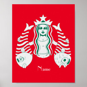 Star-Crown Queen Mermaid Thunder_Cove  Poster