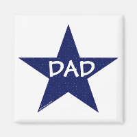 Star Dad Magnet