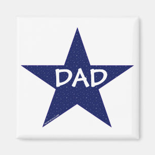Star Dad Magnet