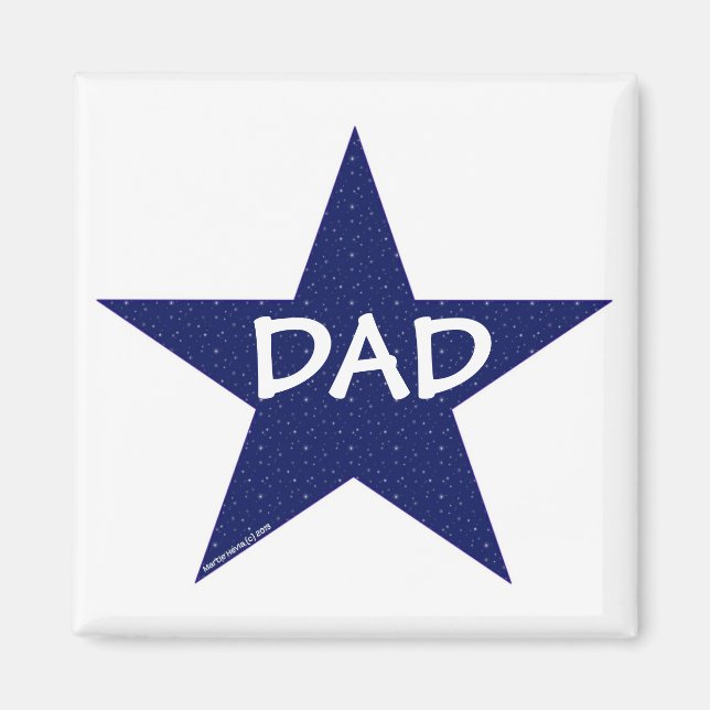 Star Dad Magnet (Front)