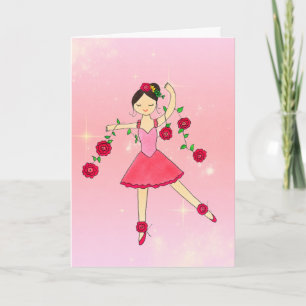 Star Dancer Folded Greeting Card