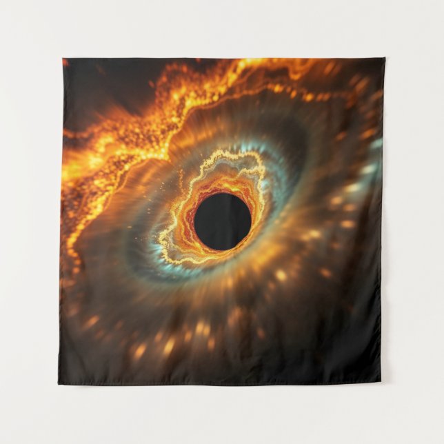 Star Devourer – Cosmic Black Hole Eruption Tapestry (Front)