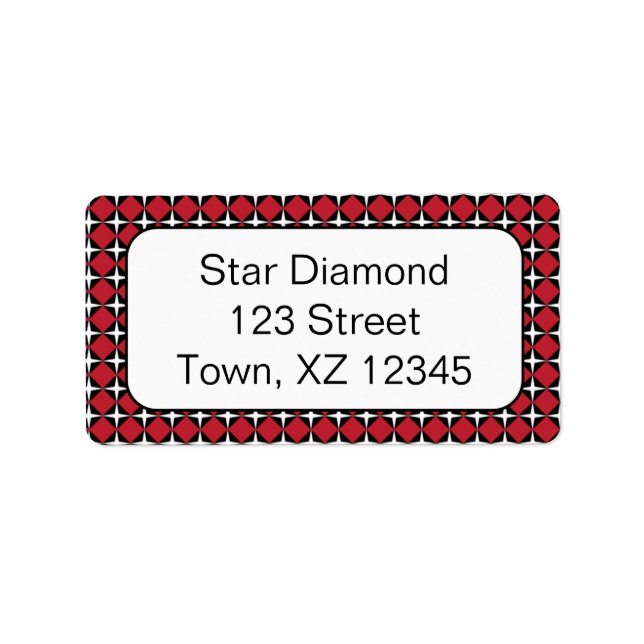 Star Diamonds Label (Front)