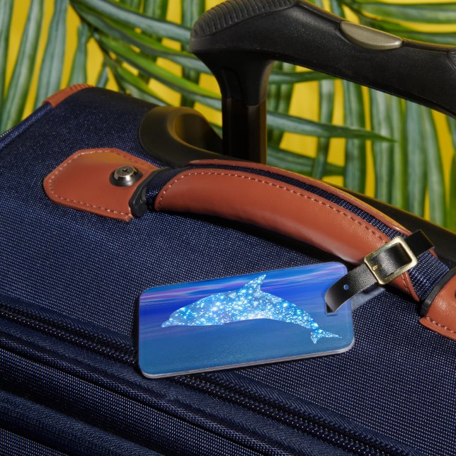 Star Dolphin Luggage Tag (Front Insitu 3)