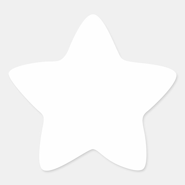 STAR - EDIT Colour Shade ADD Text Image Star Sticker (Front)