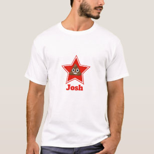Star Emoji Poo Personnalised T-Shirt