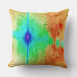 Star Explosion Abstract Throw Pillow