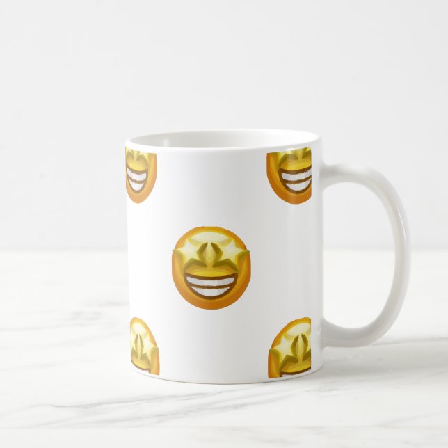 star eyes emoji coffee mug (Right)