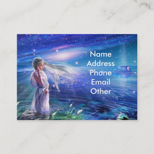 Star Fantasy Sky Business Cards (Front)
