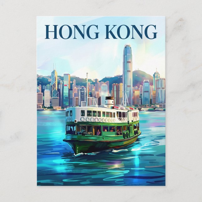 Star Ferry Hong Kong Postcard (Front)