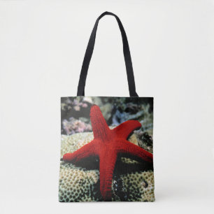 Star Fish Red Sea Tote Bag