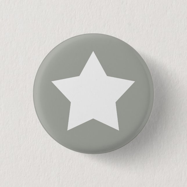Star flair 3 cm round badge (Front)