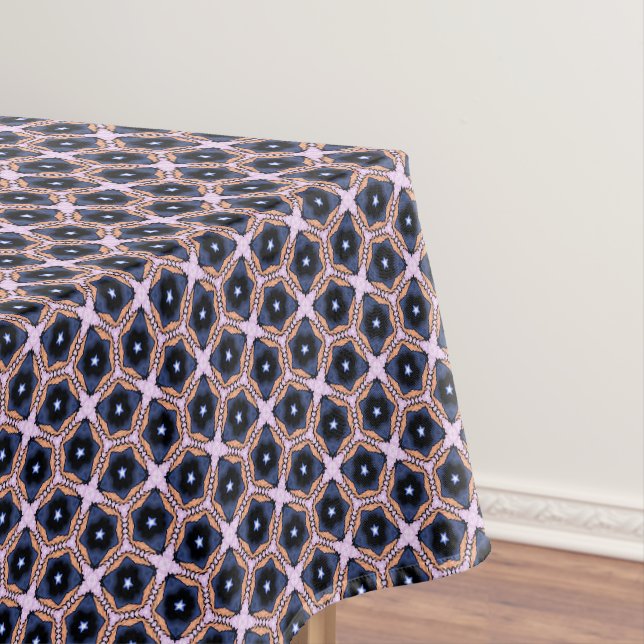Star Flower Power Tablecloth (In Situ)