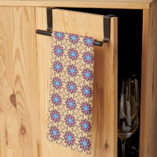 Star Flower Power Tea Towel