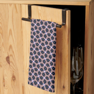 Star Flower Power Tea Towel