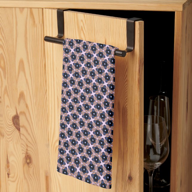 Star Flower Power Tea Towel (Thirds Fold)