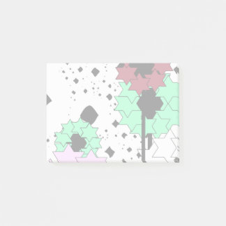 Star flowers post-it notes