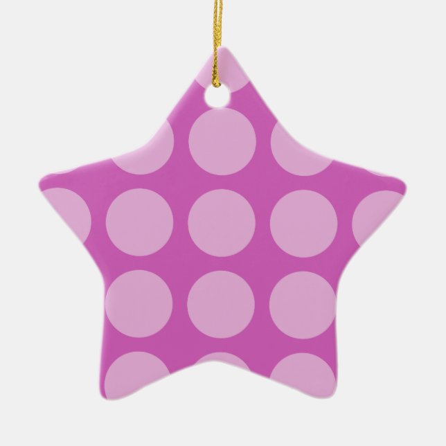 Star for Christmas Tree Ceramic Tree Decoration (Front)