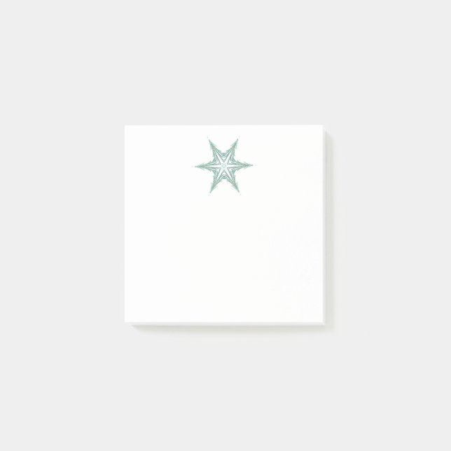 Star Fractal Six Evergreen Points Notes (Front)