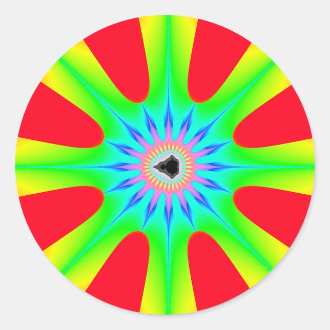 Star - Fractal Sticker (Front)