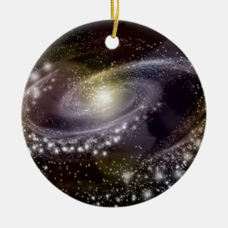 Star Galaxy Galactic Space Print Ceramic Tree Decoration