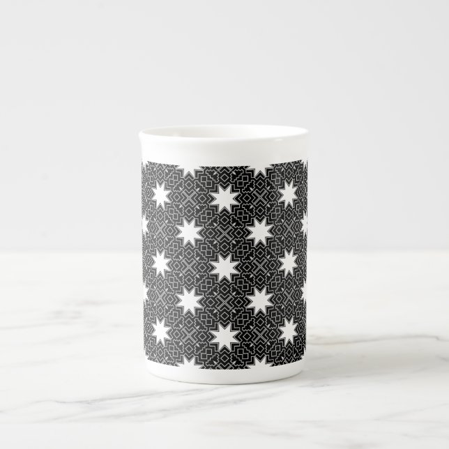 Star Geometric INV Bone China Mug (Front)